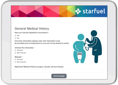 Medical Certificate screenshot